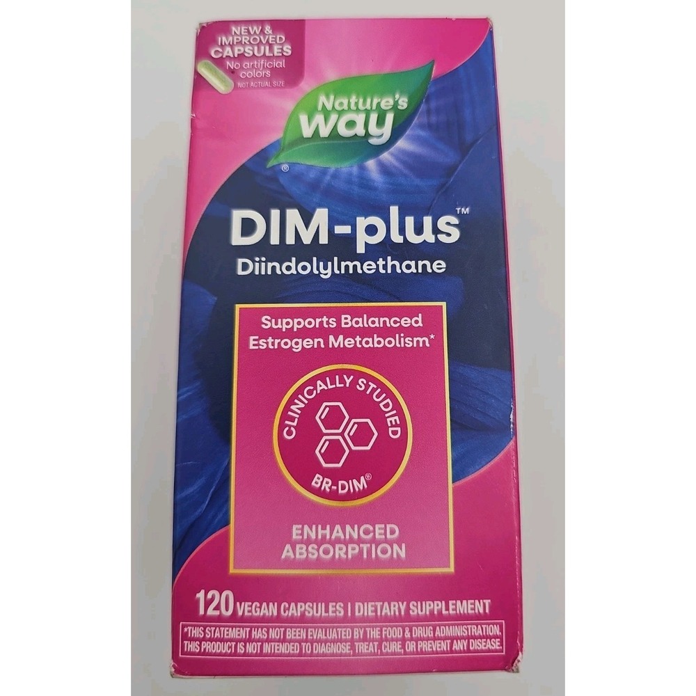 Nature's Way DIM-Plus Estrogen Metabolism Cellular Support - 120 Capsules